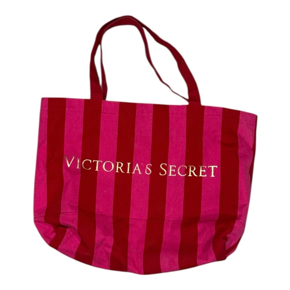 Victoria's Secret Bold Pink and Red Tote - Picture 1 of 1